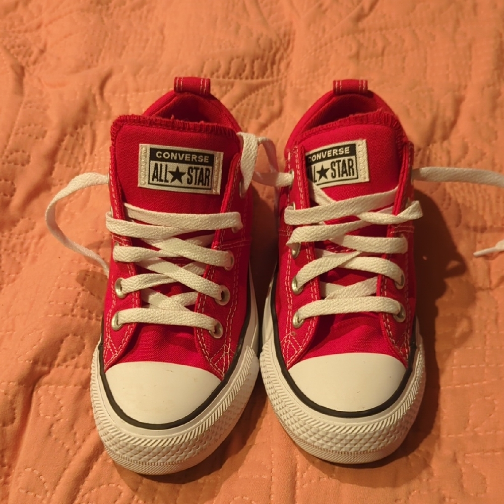 Converse Womans Red Sneakers Never Worn